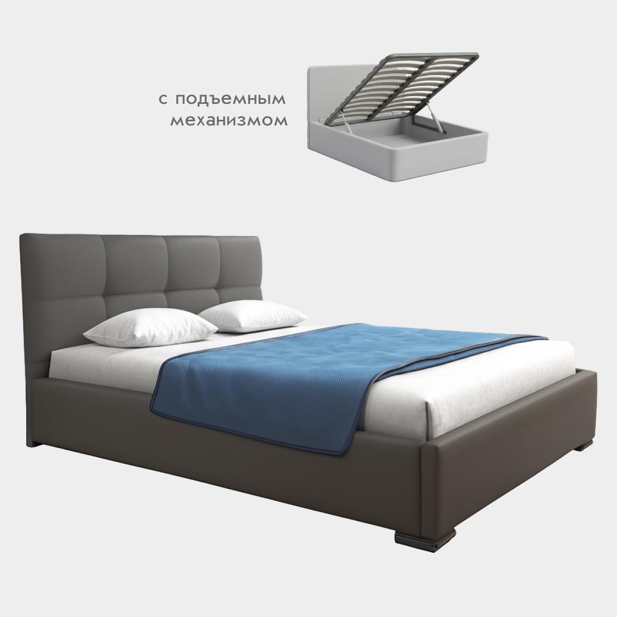 Кровать "Анфиса" 1,60 с подъемным механизмом (03 категория (301-350))