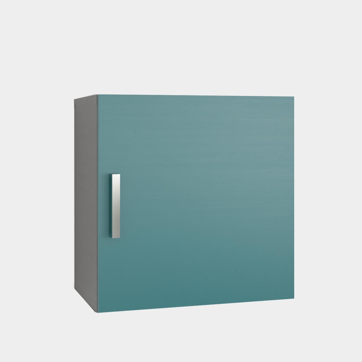 Шкаф навесной 0,60_0,60 - стенка "Альба" (Базальт - Бензин)