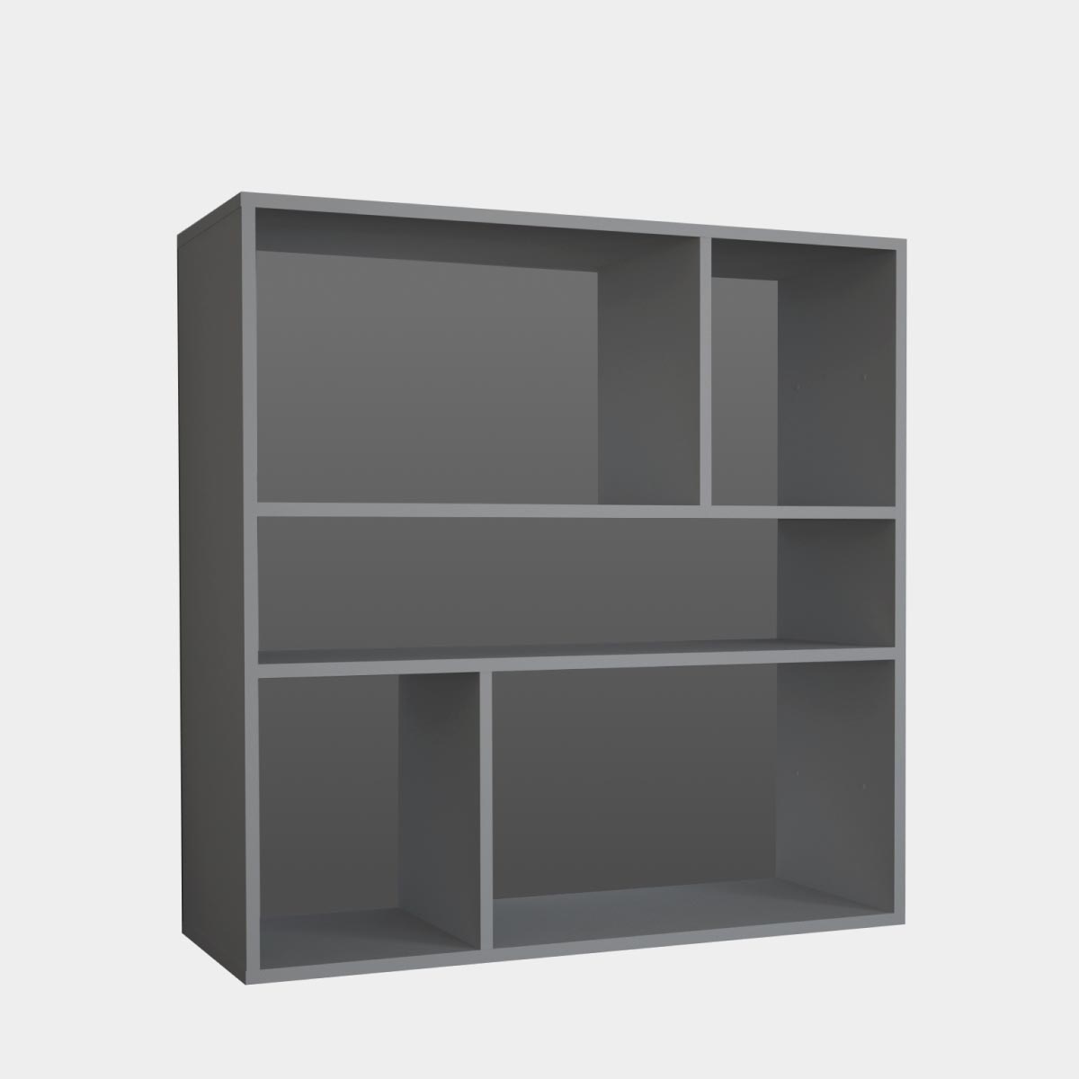 Полка 0,90_0,90 - стенка "Альба" (Базальт)