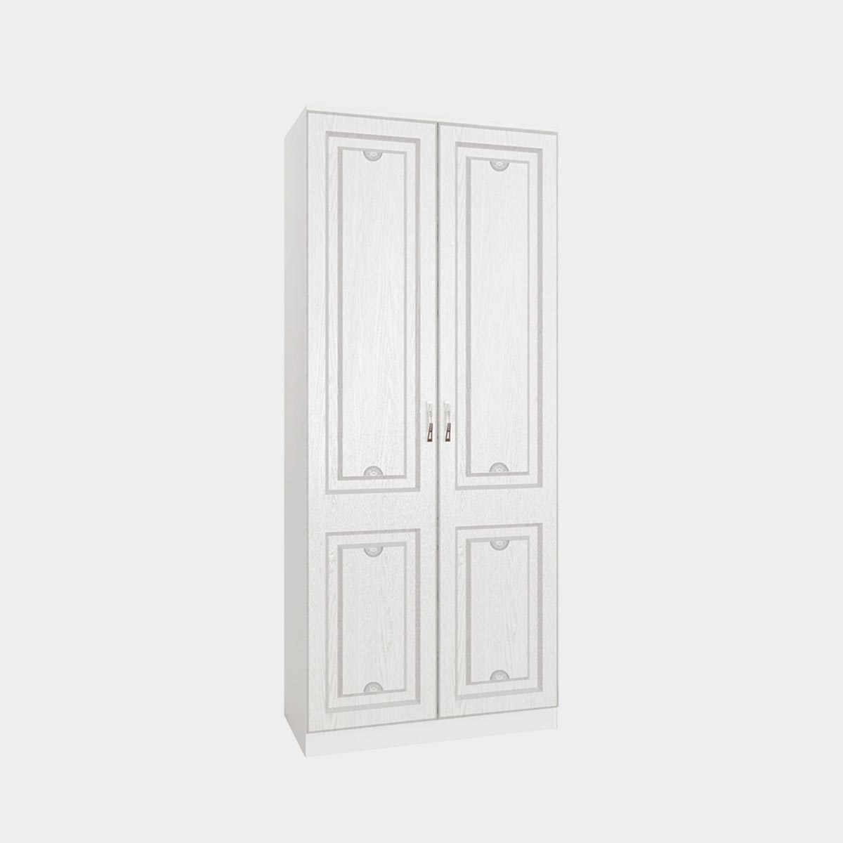 Детская "Молли" - Шкаф платяной 0,90 (Белый - РоялВуд Белый)