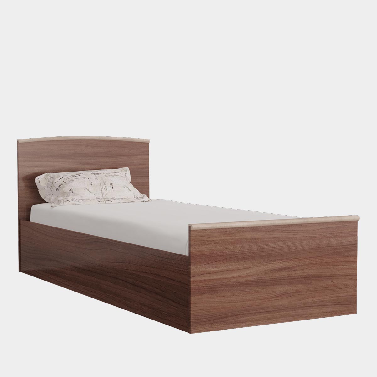 Кровать "Карина" 0,80 (Ясень Шимо Темный - Ясень Шимо Светлый)