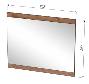 Прихожая "Крафт" - Зеркало настенное - 0,97