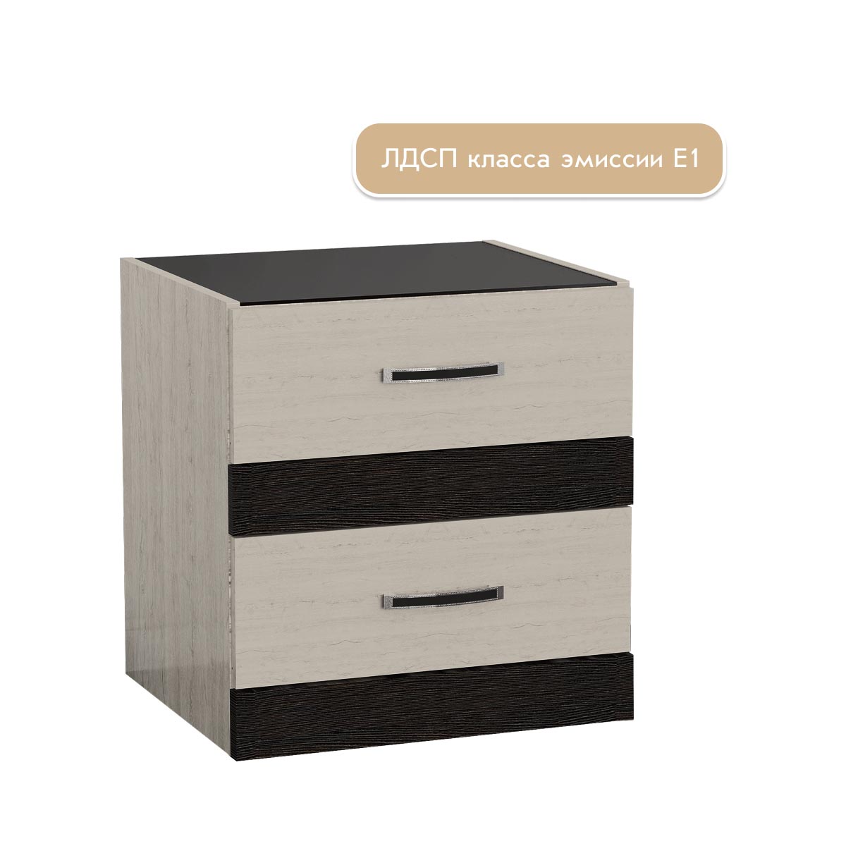 Тумба прикроватная "Соренто" (Пикард - Тиковое Дерево)