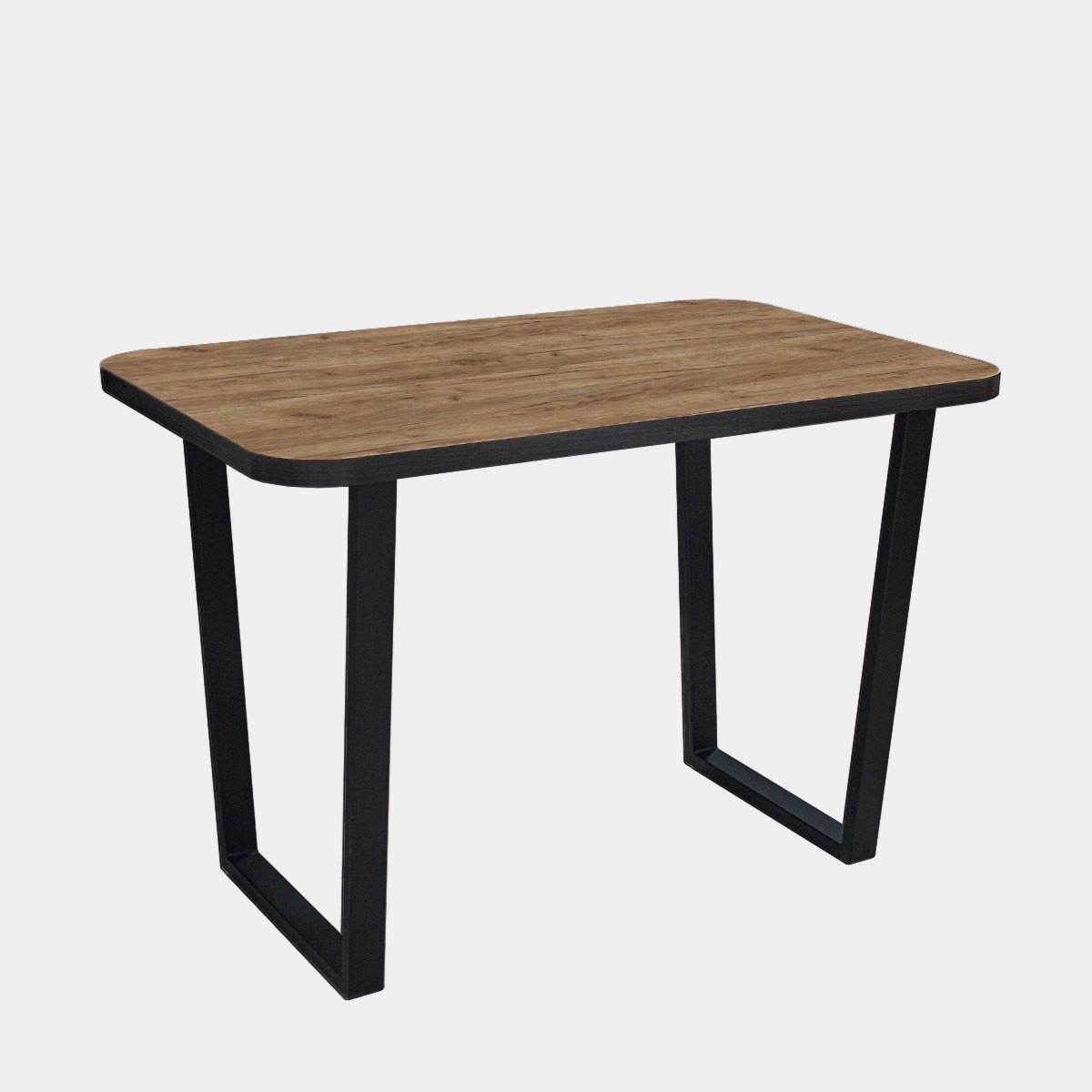 Стол "Давос" (Дуб Крафт Табачный / каркас Черный муар)