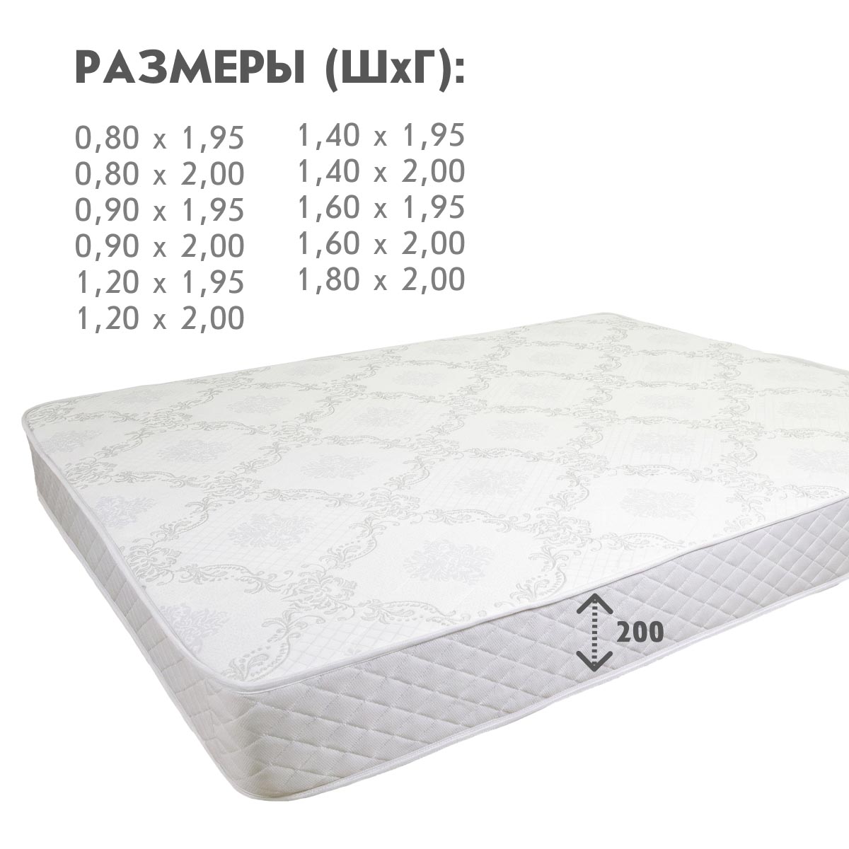 Матрац - Multipocket ЭВА (Трикотаж) - / 1,60*2,00 /