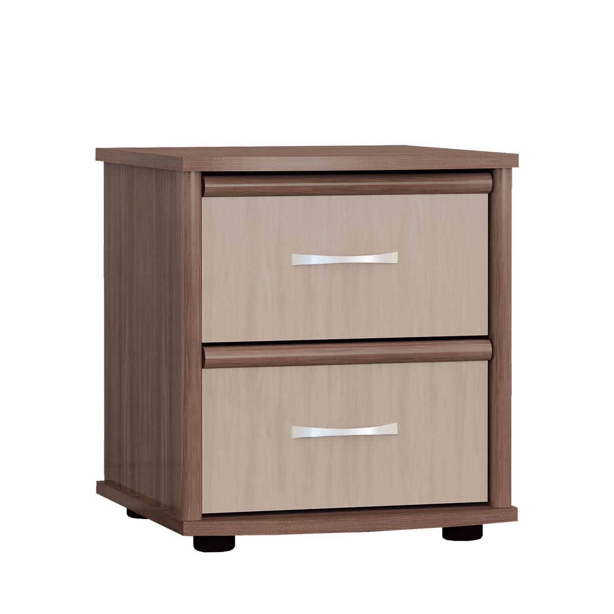 Тумба прикроватная "Карина"  (Ясень Шимо Темный - Ясень Шимо Светлый)