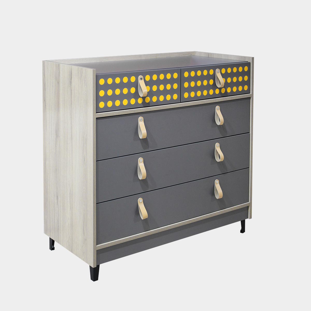 Детская "Поинт" - Комод (Базальт - Дуб Кронберг)