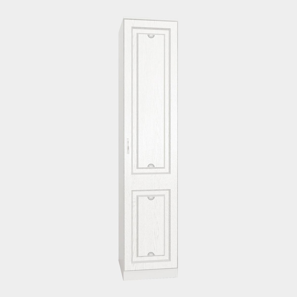 Детская "Молли" - Пенал глухой 0,45   /   левый (Белый - РоялВуд Белый)