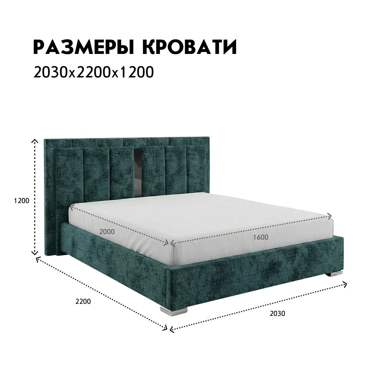 Кровать "Линда" 1,60 с ортопедом (04 категория (351-400))