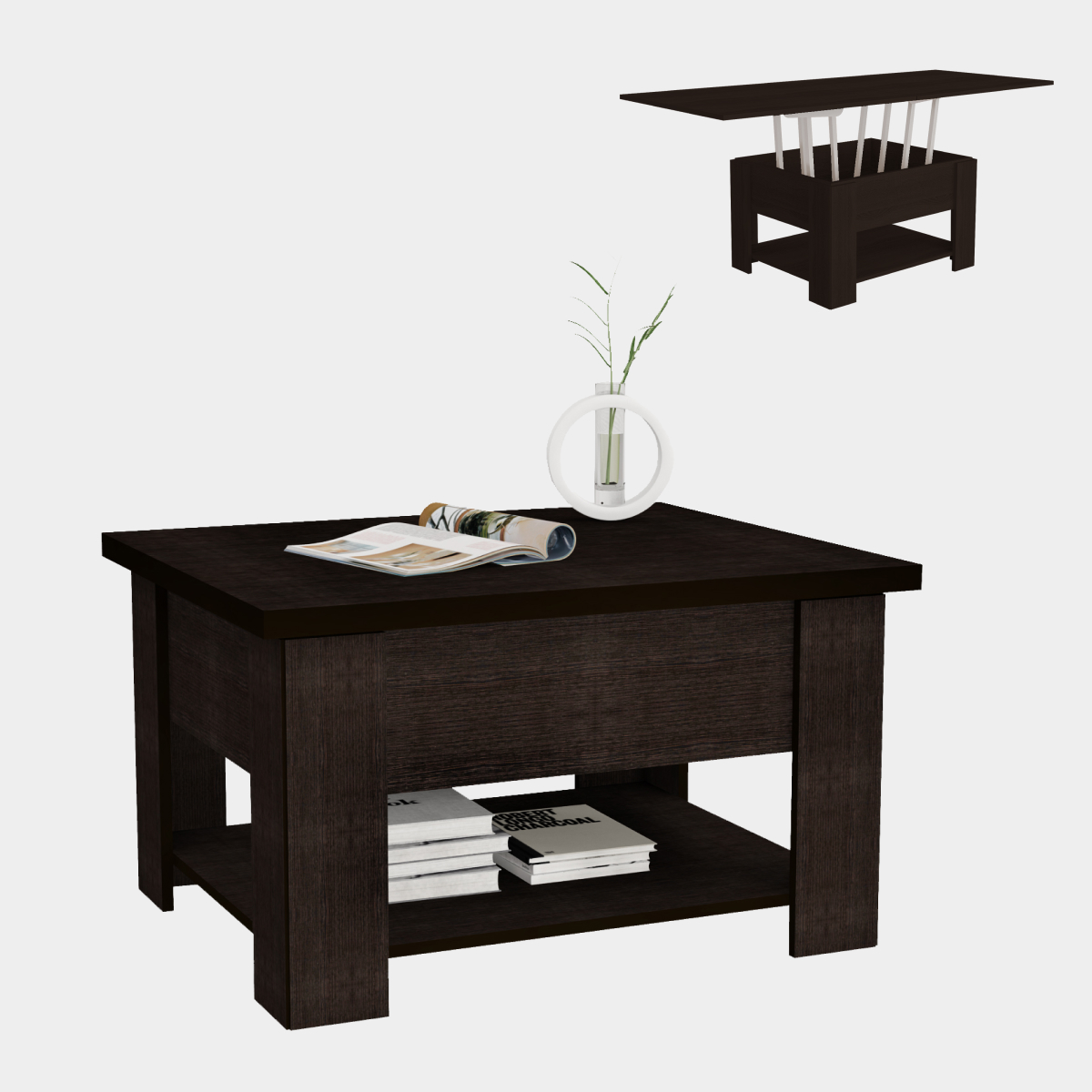 Журнальный стол-трансформер "Сан-Ремо" (Венге)