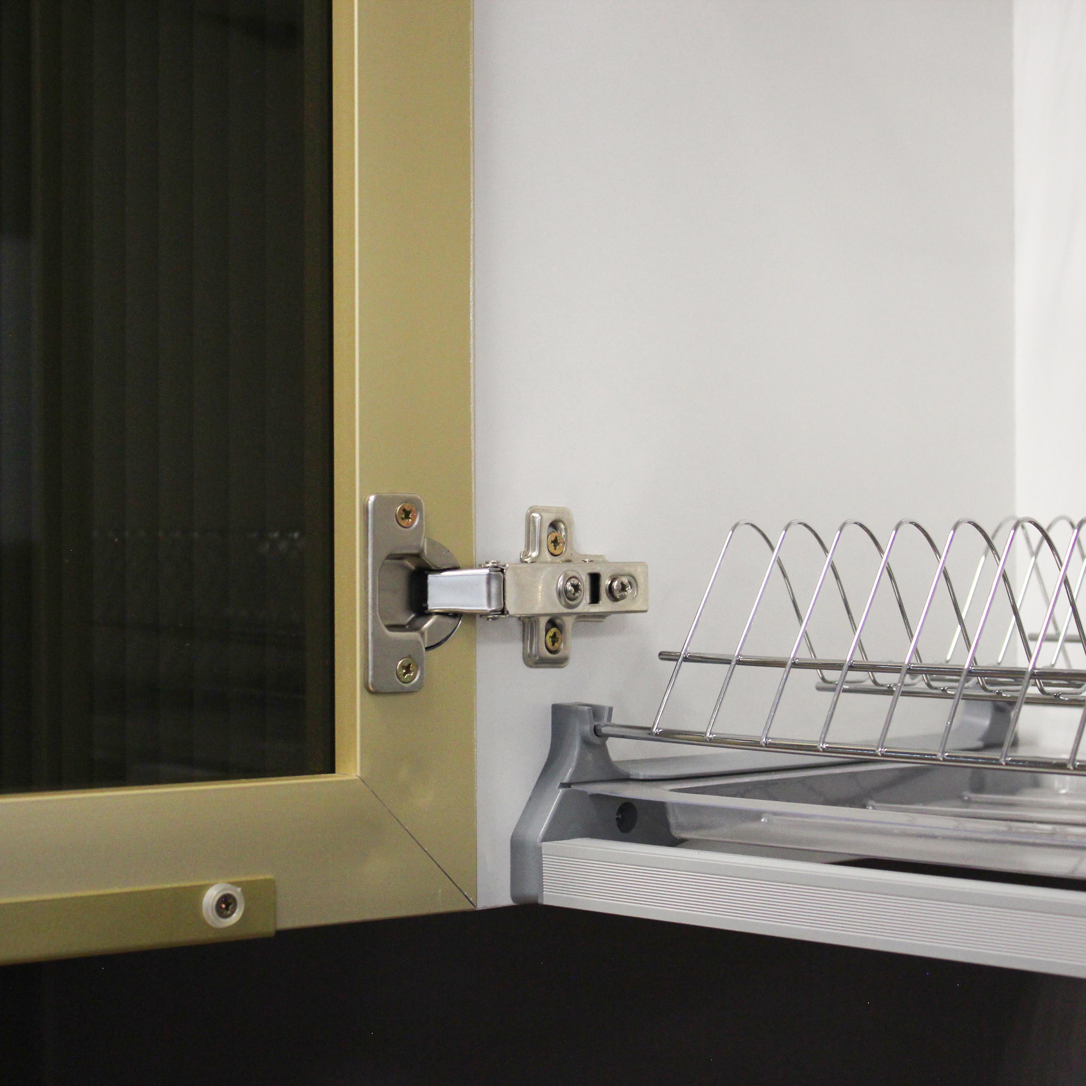 Кухня Домино 2 + Валерия (Олива soft / Эмалит арктик) 