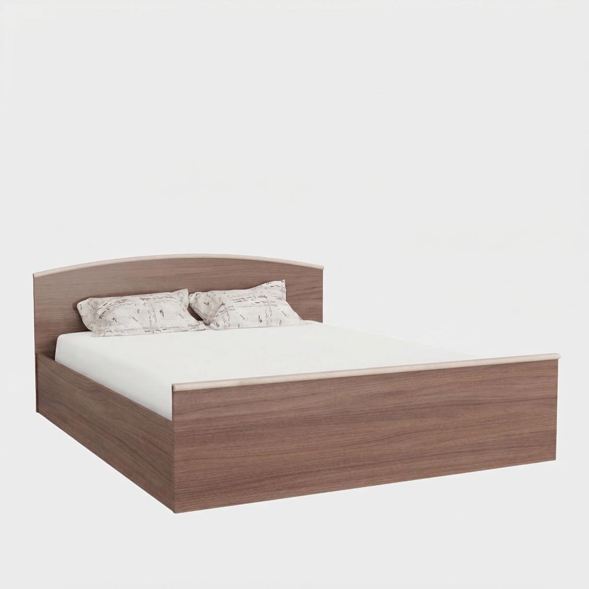 Кровать "Карина" 1,60 (Ясень Шимо Темный - Ясень Шимо Светлый)