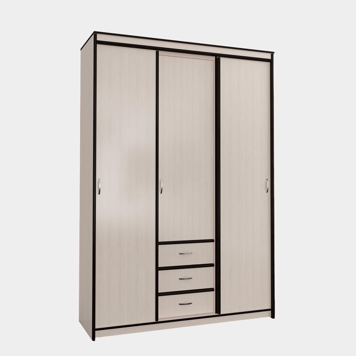 Шкаф-купе "Карина" - 1,50 без зеркал (Бодега Светлый - Венге)