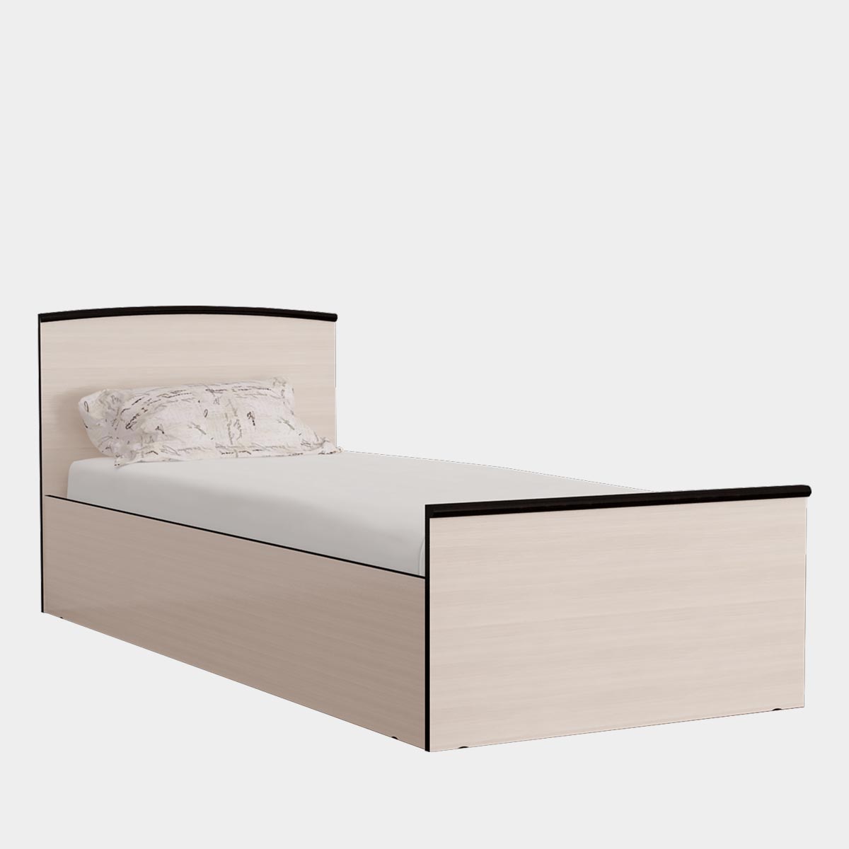 Кровать "Карина" 0,80 (Бодега Светлый - Венге)