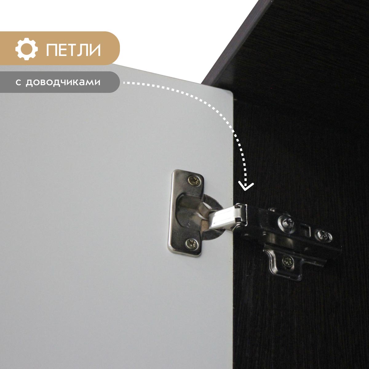 Шкаф угловой "Вирджиния" (Белый - Платина Шагрень)