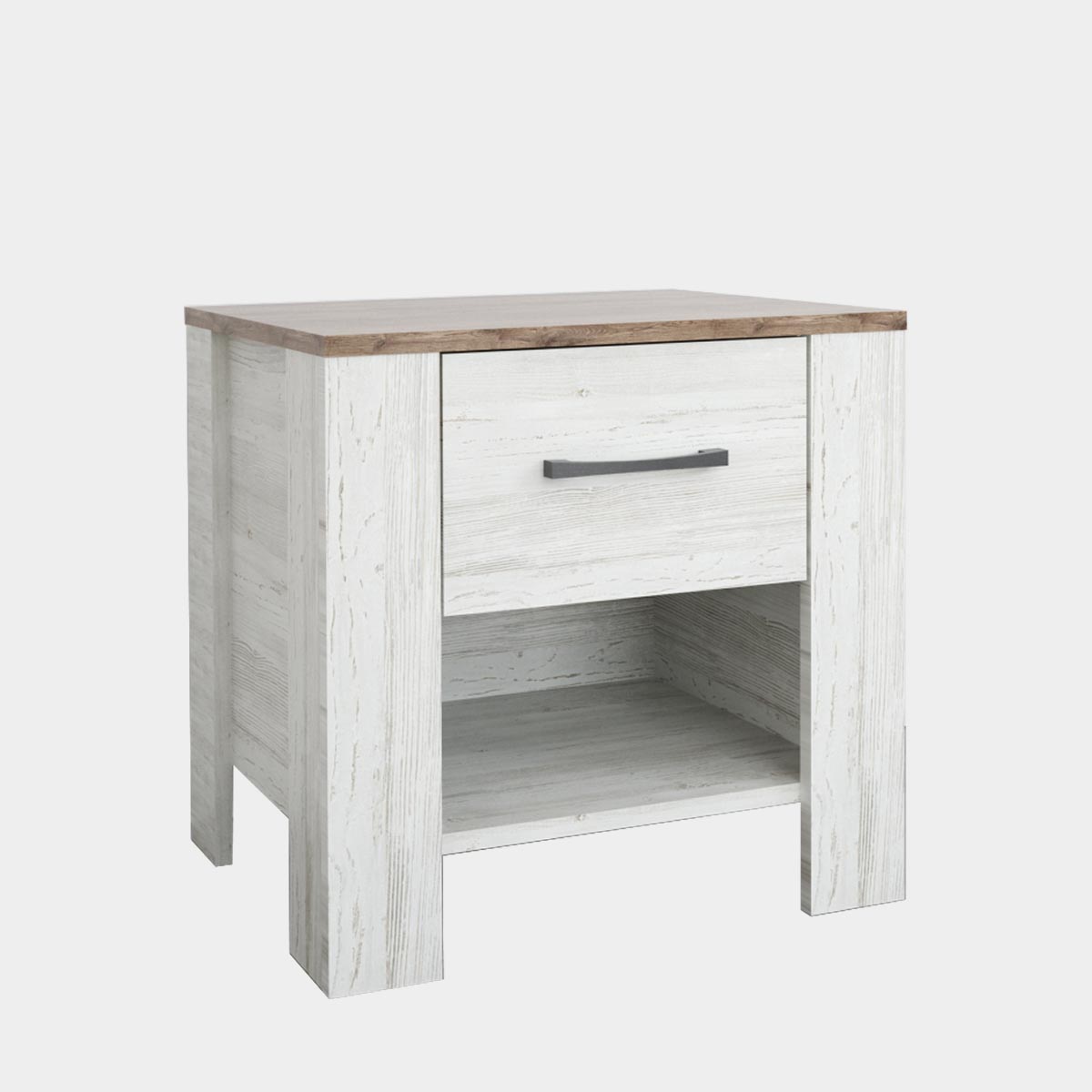 Тумба прикроватная "Кантри" (Сосна Винтерберг / Дуб Крафт табачный)