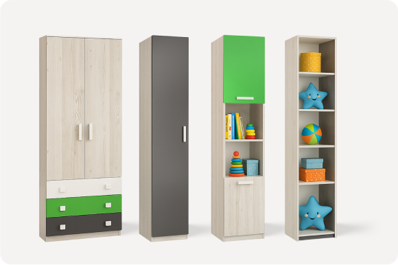 Шкафы и стеллажи