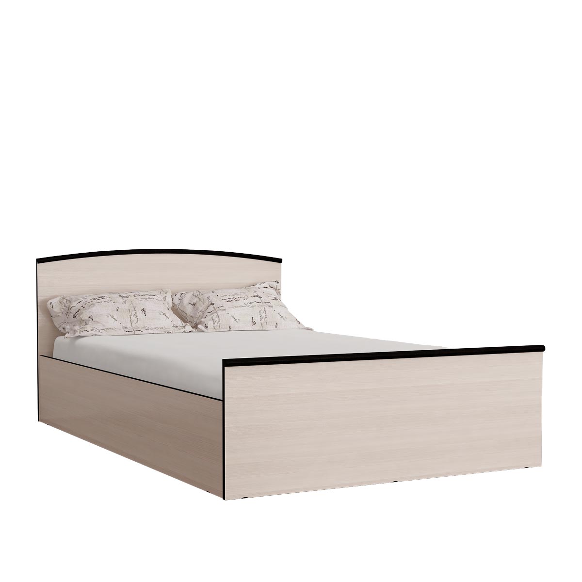 Кровать "Карина" 1,20 (Бодега Светлый - Венге)