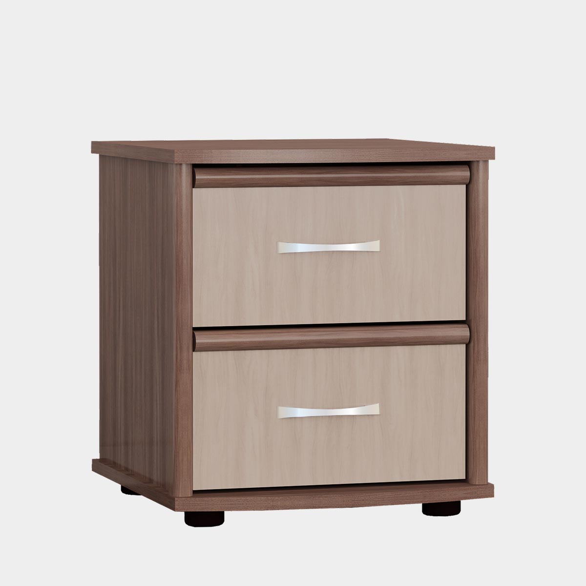 Тумба прикроватная "Карина"  (Ясень Шимо Темный - Ясень Шимо Светлый)