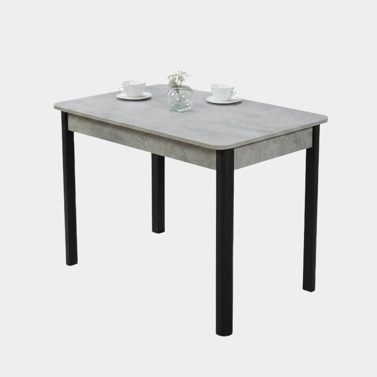 Стол Париж 1 ВБ (Цемент / опора черная )