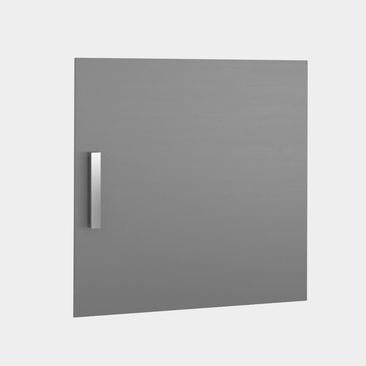 Фасад - Шкаф навесной 0,60_0,60 - стенка "Альба" (Базальт)