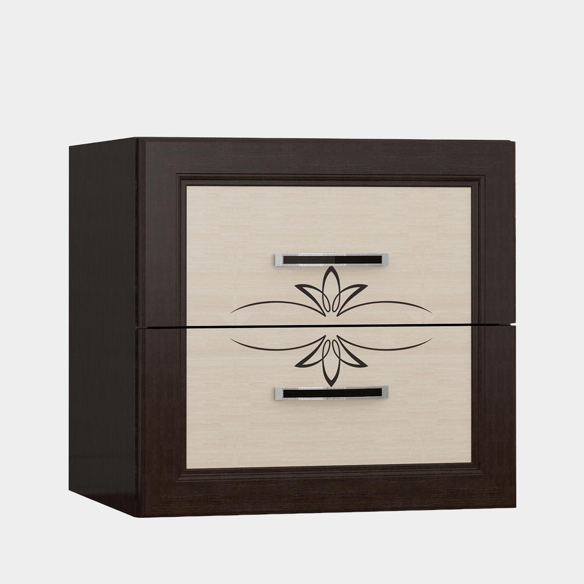 Тумба прикроватная "Рио" с фотопечатью (Венге - Мл. дуб)