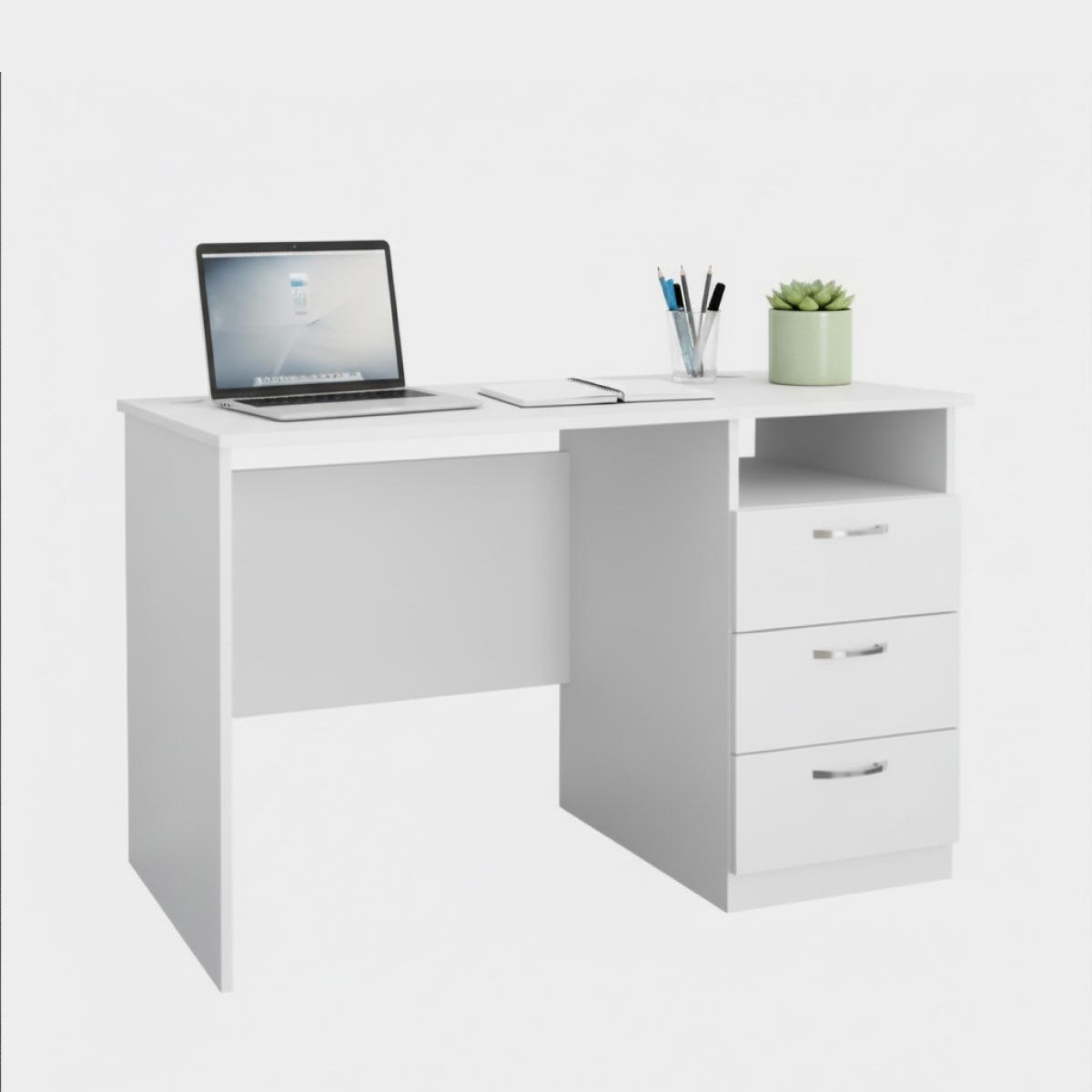 Компьютерный стол "Школьник - 2" (Белый)