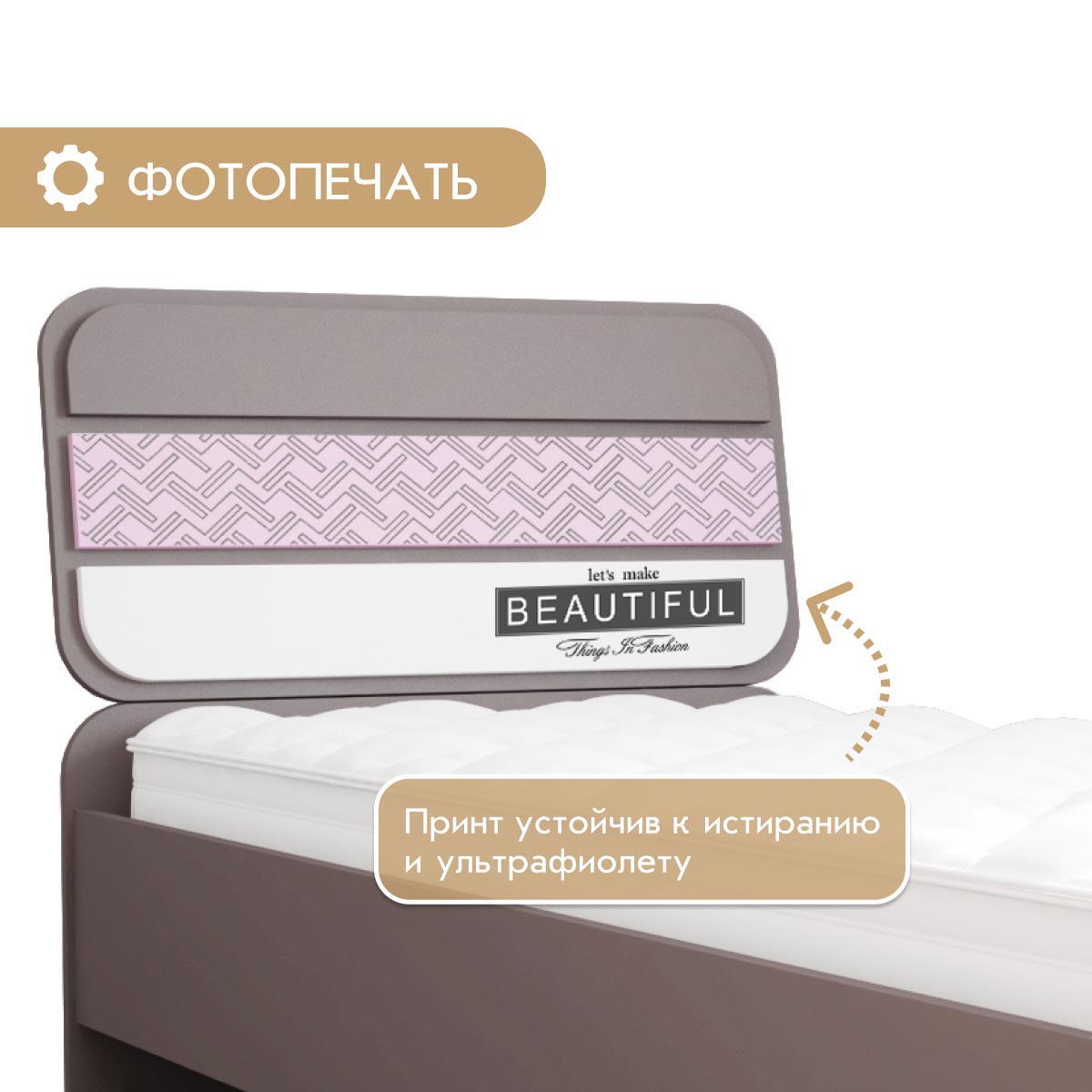 Детская "Сити" - Кровать 0,90 (Камень - Лаванда - Белый)