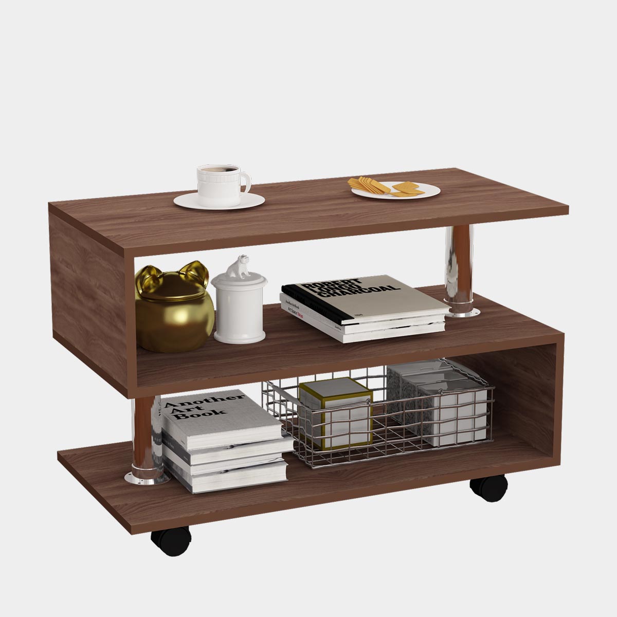 Журнальный стол "Пятерка" (Ясень Шимо Темный)