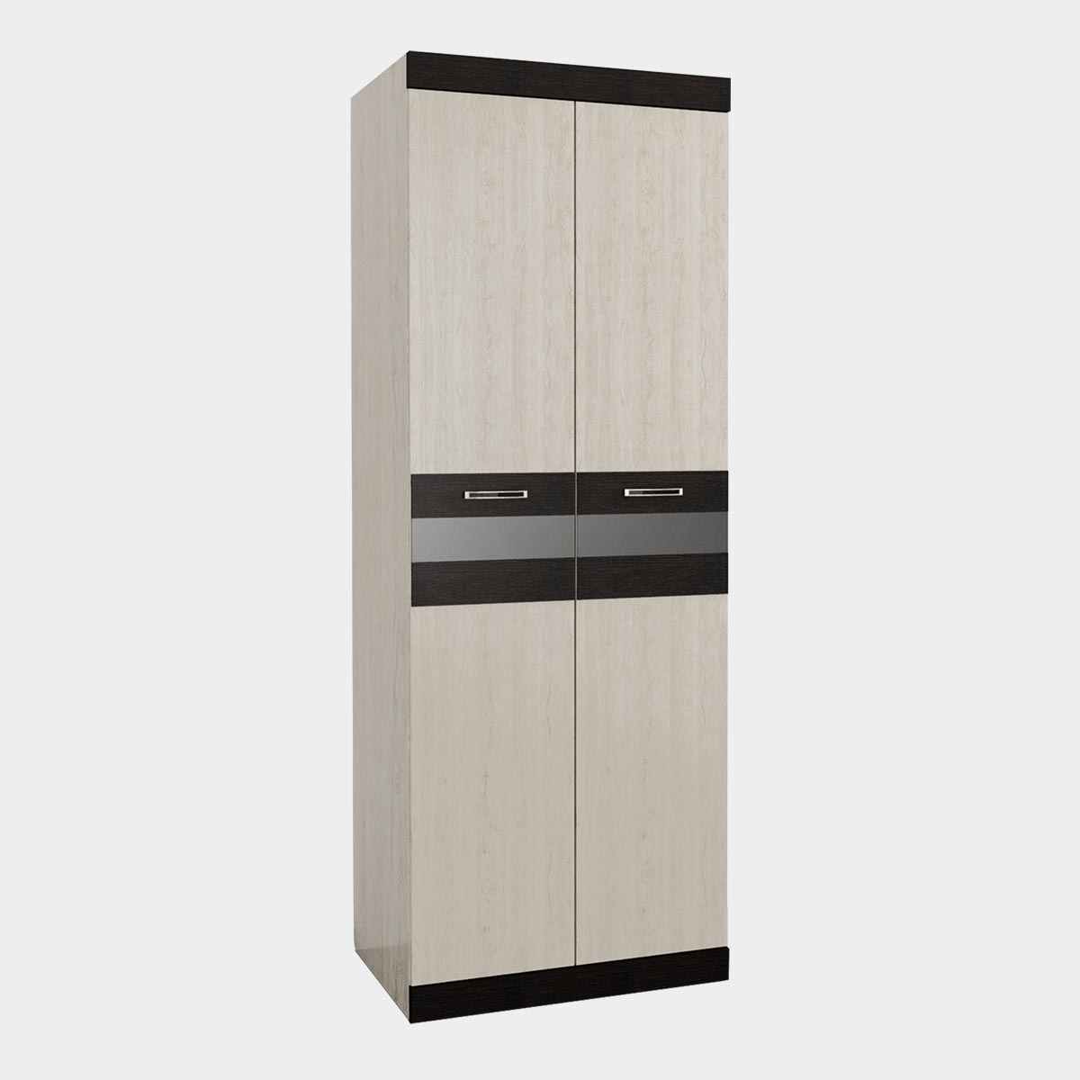 Шкаф 2-дв. "Соренто" - 0,80 (Пикард / Тиковое Дерево)