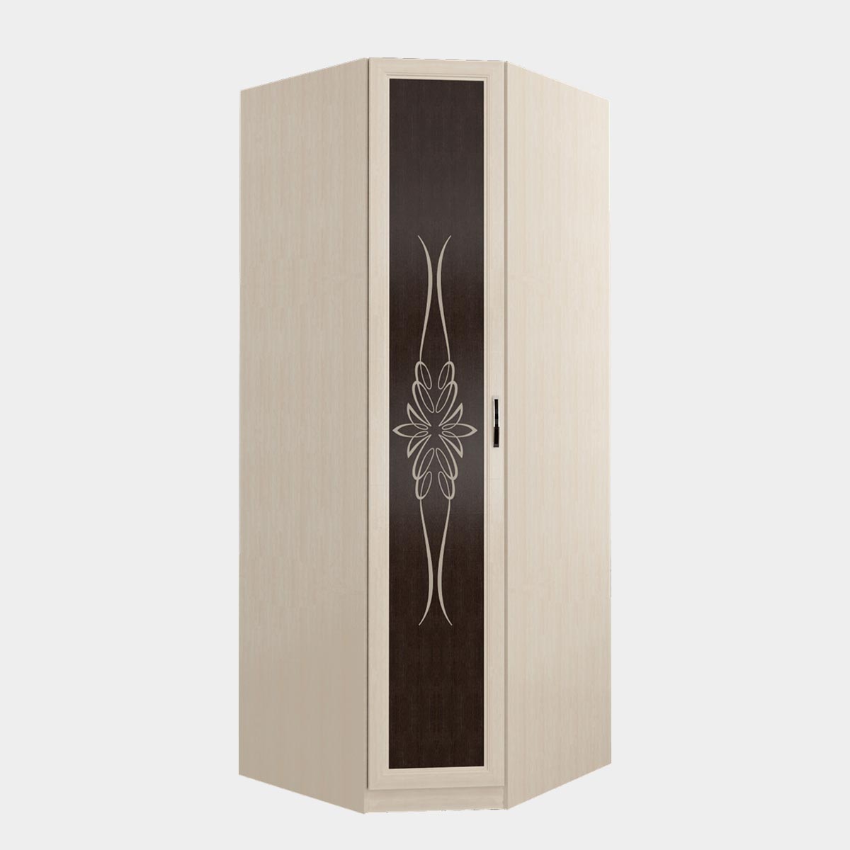 Шкаф угловой "Рио" с фотопечатью (Мл. дуб - Венге)