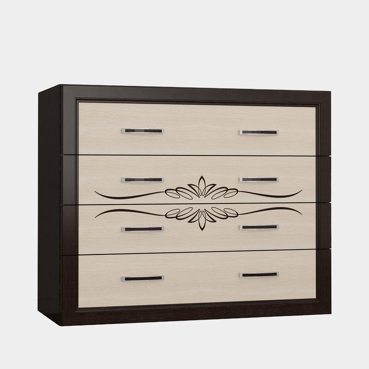 Комод "Рио" с фотопечатью (Венге - Мл. дуб)