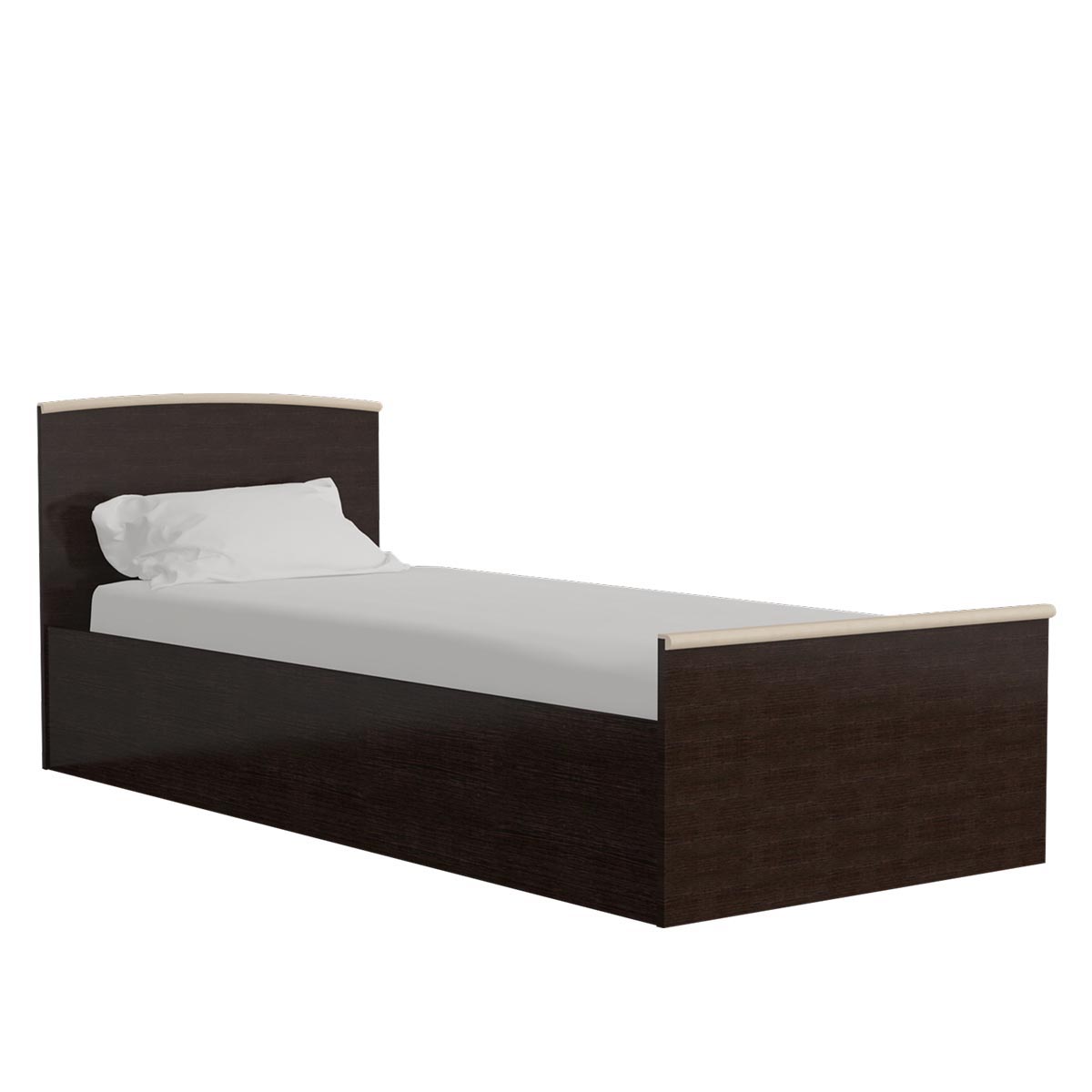 Кровать "Карина" 0,80 (Венге - Млечный Дуб)