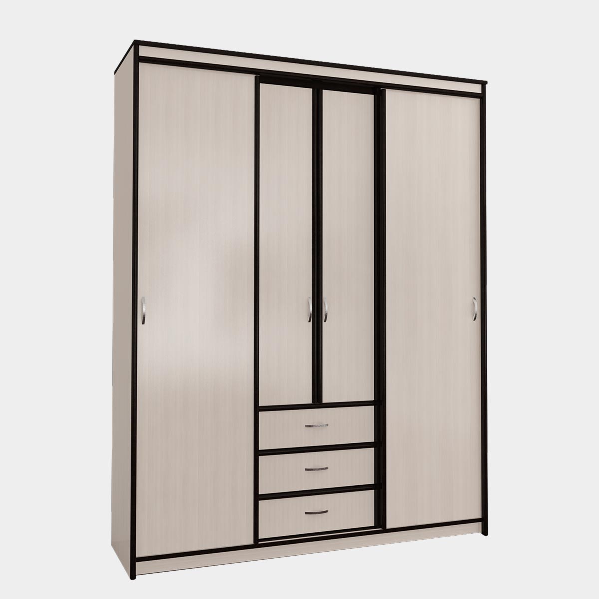 Шкаф-купе "Карина" - 1,70 без зеркал (Бодега Светлый - Венге)