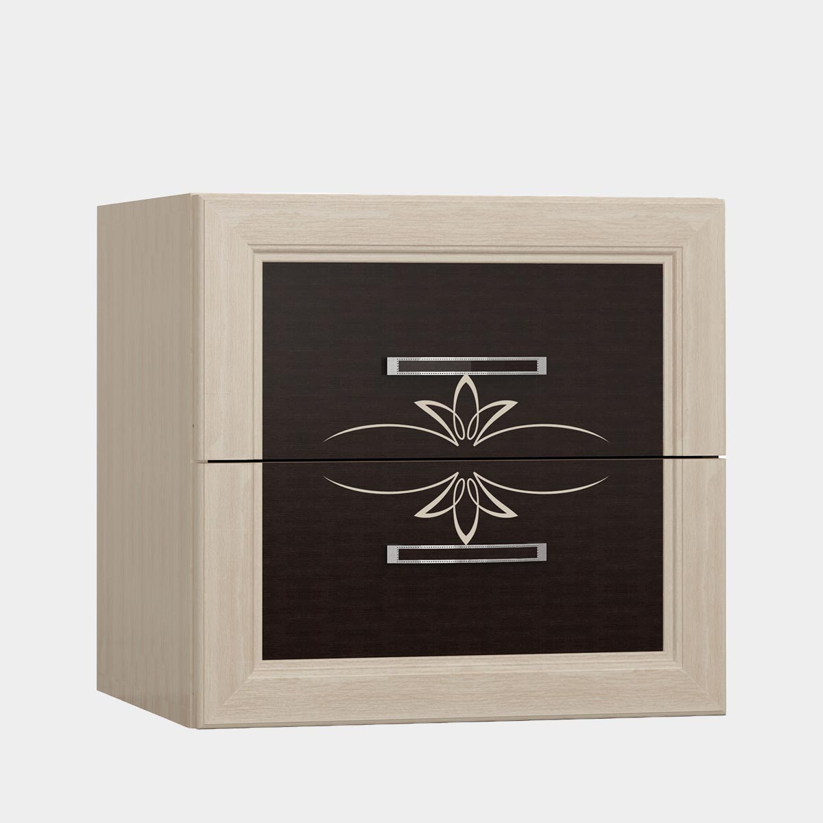 Тумба прикроватная "Рио" с фотопечатью (Мл. дуб - Венге)