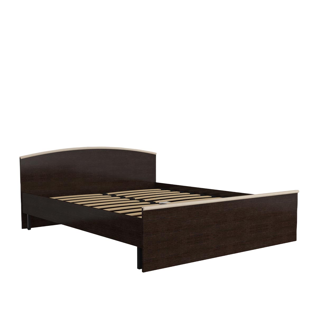 Кровать "Карина" 1,60 с ортопедом (Венге - Млечный Дуб)