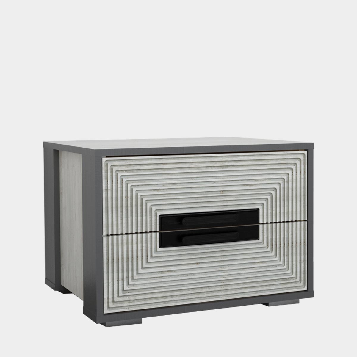 Тумба прикроватная "Арья" (Сосна Винтерберг / Базальт)