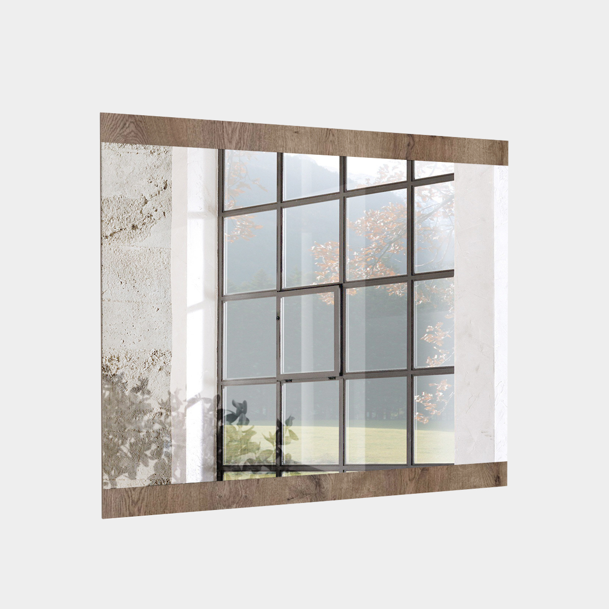 Прихожая "Крафт" - Зеркало настенное - 0,97 (Дуб Крафт Табачный)