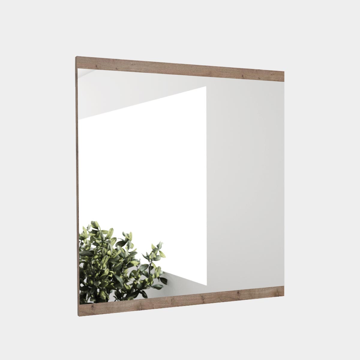 Прихожая "Лайф" - Зеркало настенное - 0,80 (Дуб Крафт Табачный)