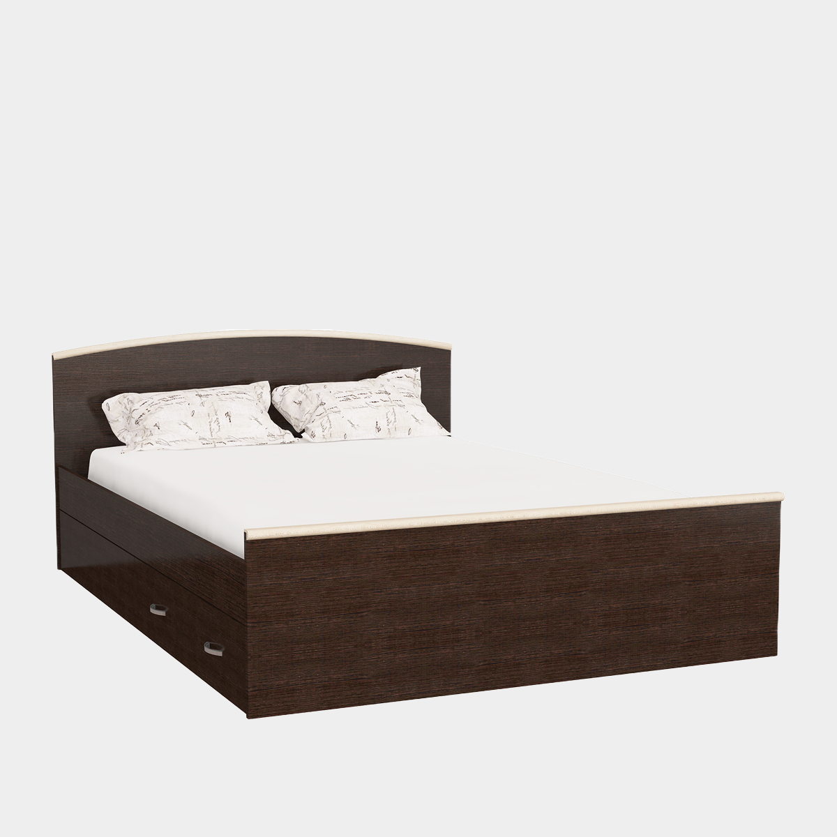 Кровать "Карина-2"    1,20 (Венге - Млечный Дуб)