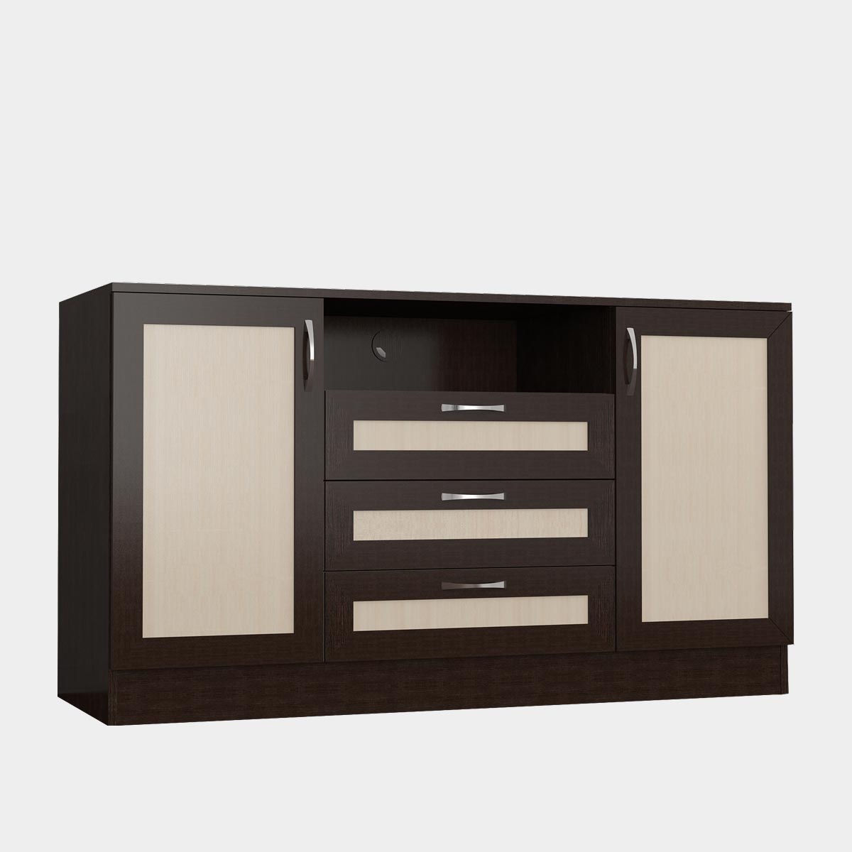 тумба - стенка "Премьера-7" (Венге - Млечный Дуб)