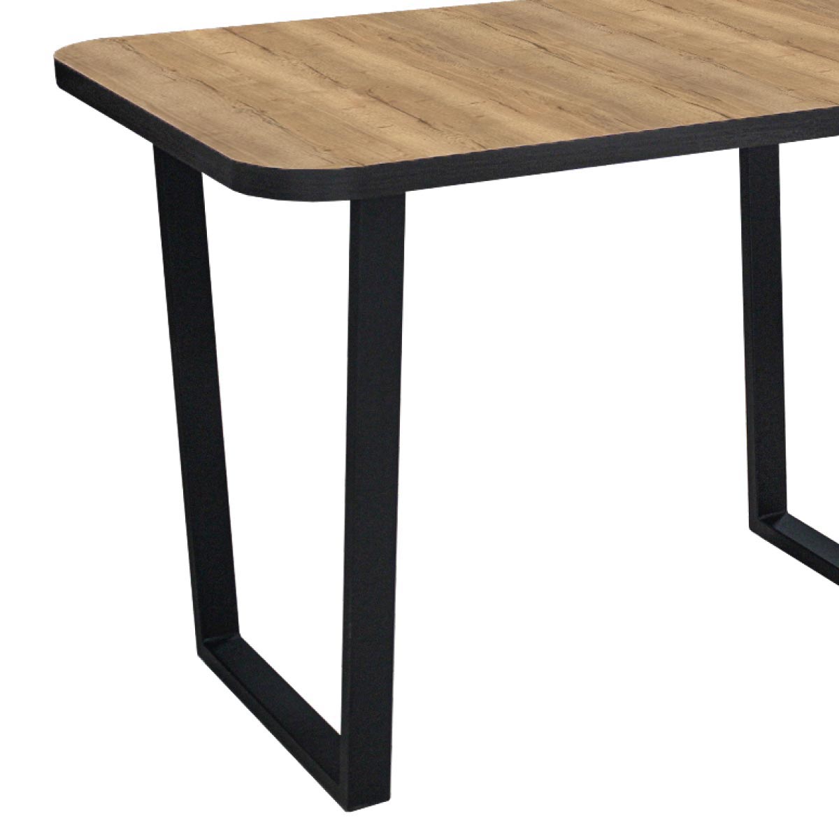 Стол "Давос" (Дуб Бунратти / каркас Черный муар)