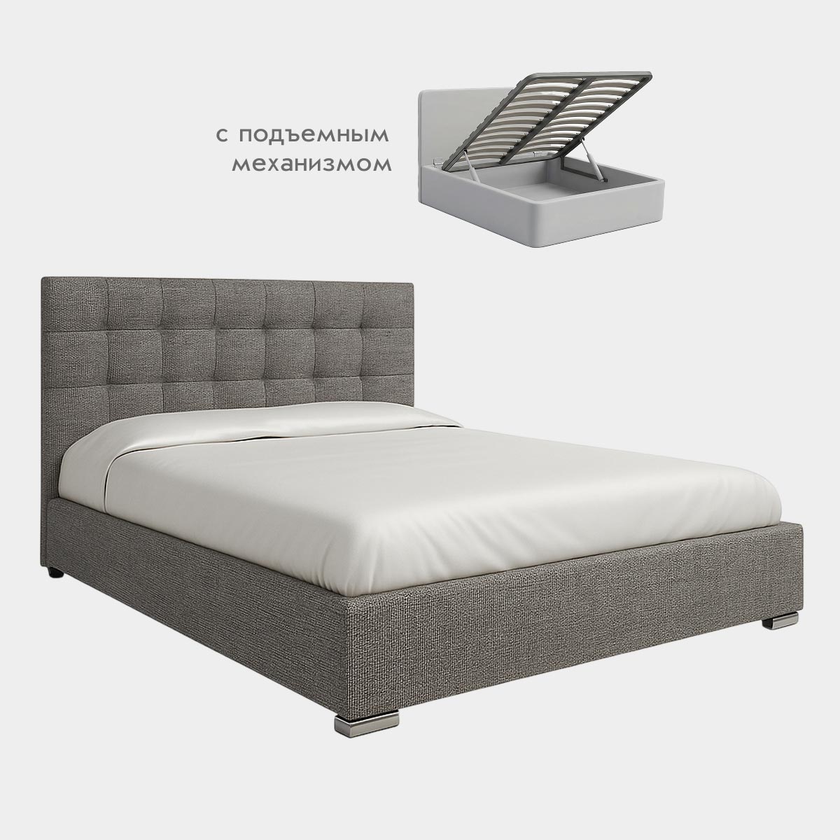 Кровать "Эвелин-2" 1,60 с подъемным механизмом (04 категория (351-400))