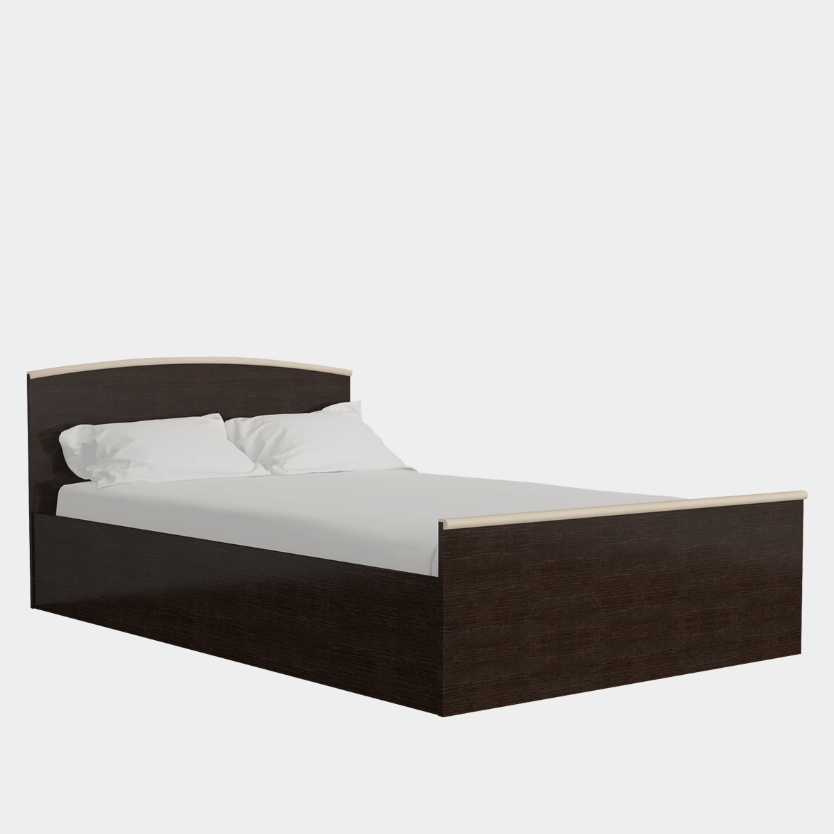 Кровать "Карина" 1,20 (Венге - Млечный Дуб)