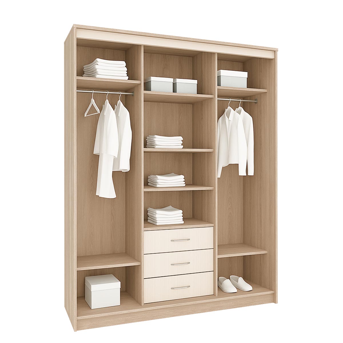 Шкаф-купе "Карина" - 1,70 (Дуб Сонома)