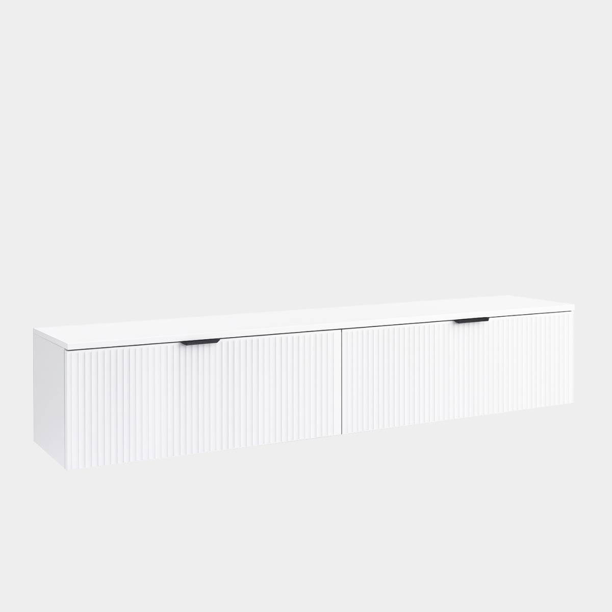 Тумба ТВ "Амели" - 1,80 (Белый – Эмалит Арктик)