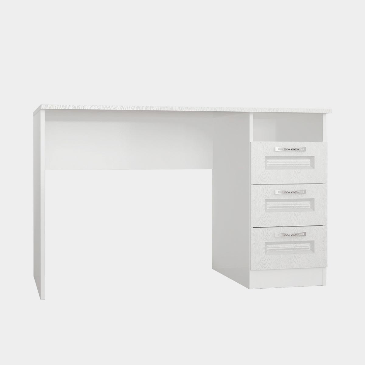 Детская "Молли" - Стол прямой (Белый - РоялВуд Белый)