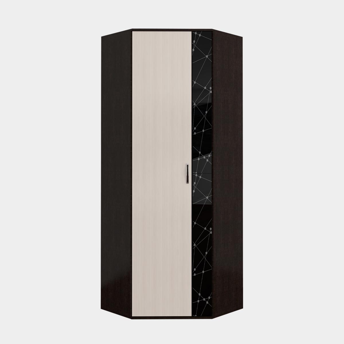 Прихожая "Токио" - Шкаф угловой - 0,81 (Венге - Бодега Светлый)