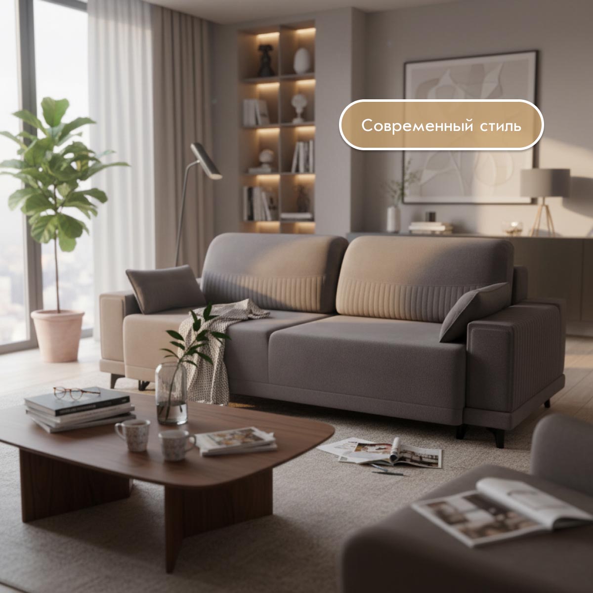 Диван "Белона-2" - прямой (02 категория (251-300))