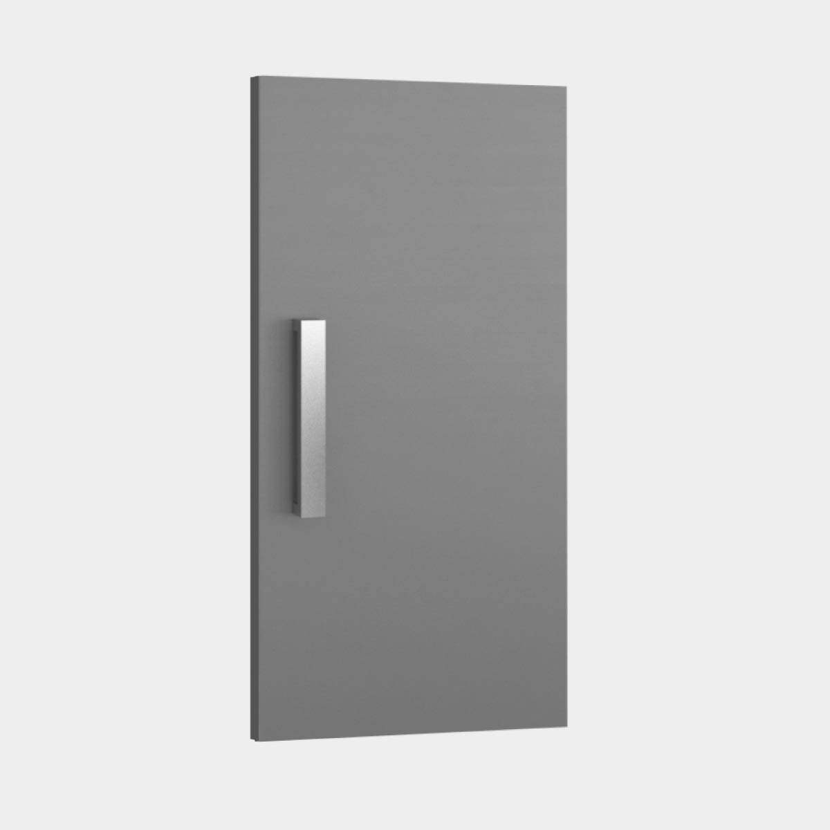 Фасад - Шкаф навесной 0,30_0,60 - стенка "Альба" (Базальт)